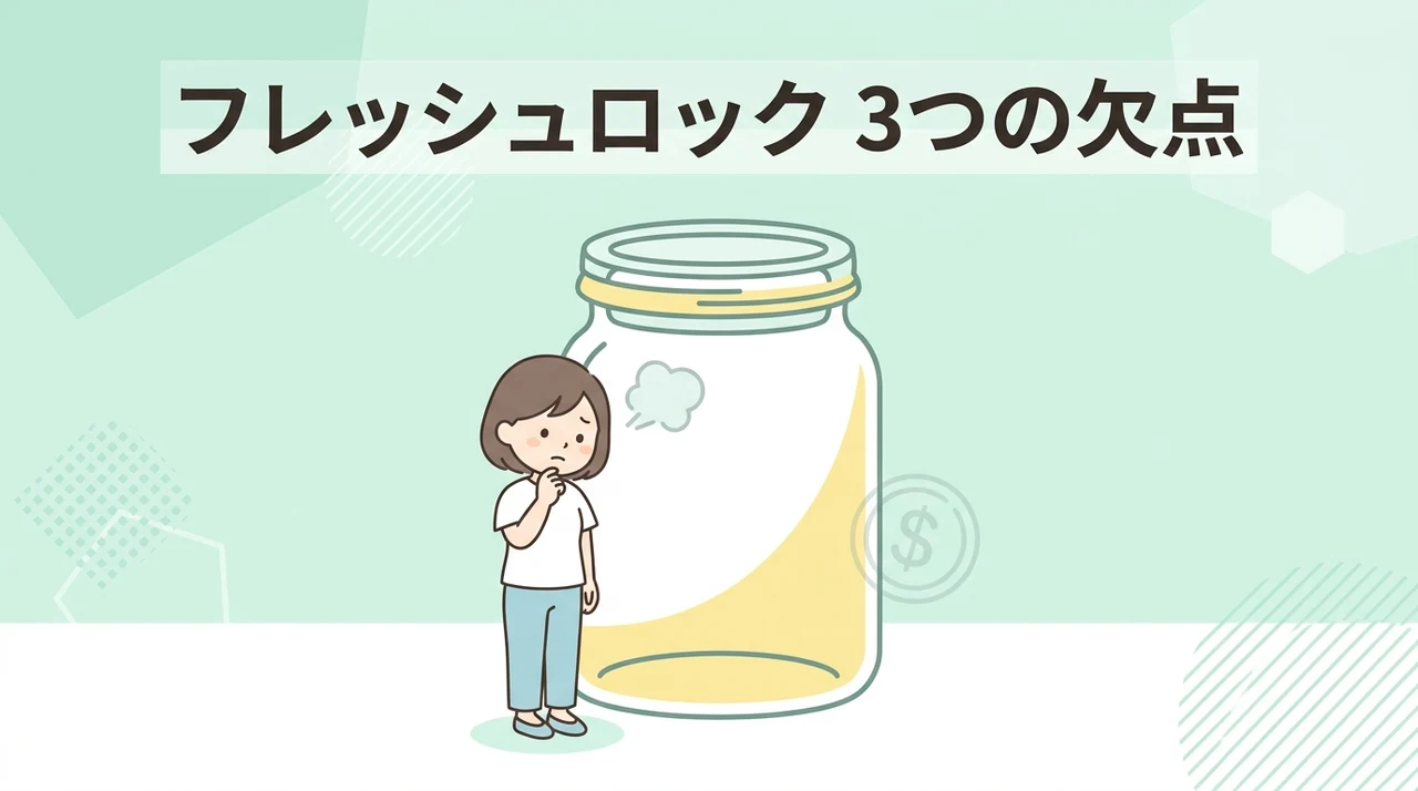 タケヤのフレッシュロックを使うデメリット3つ