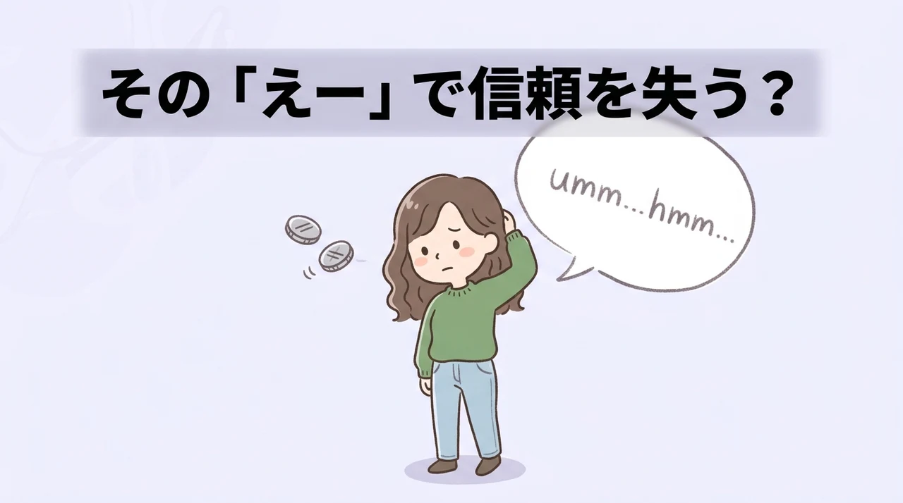 ummやhmmを多用するデメリット