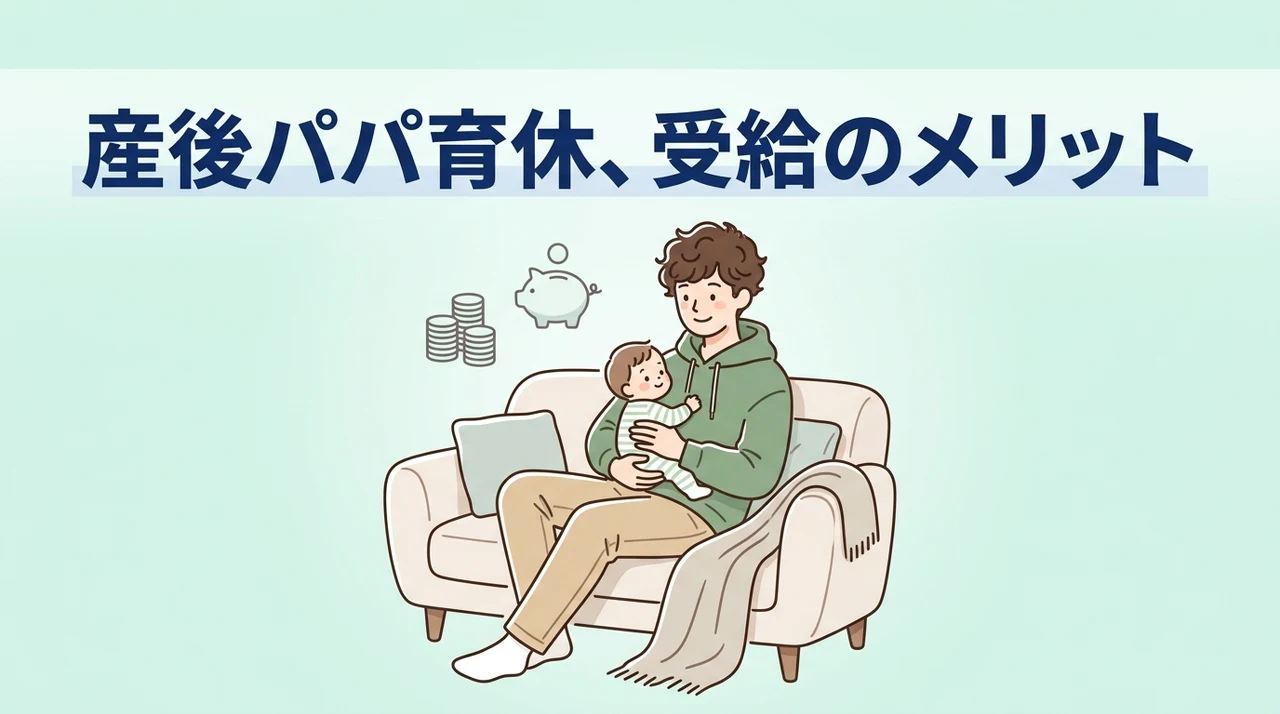 出生時育児休業給付金の受給メリット