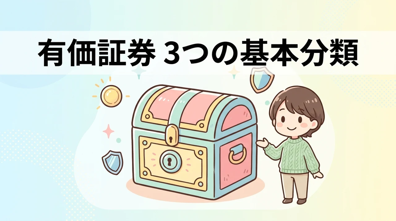 有価証券を構成する3つの基本分類