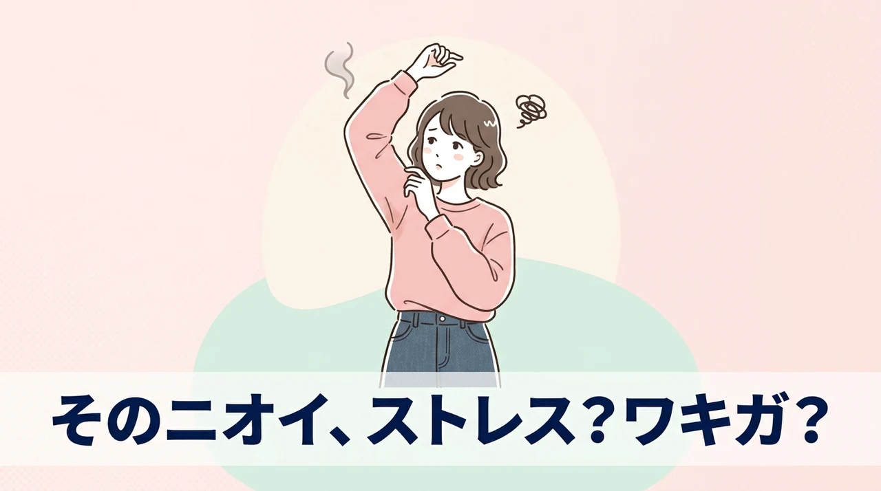 ストレス臭とワキガの違いと発生メカニズム