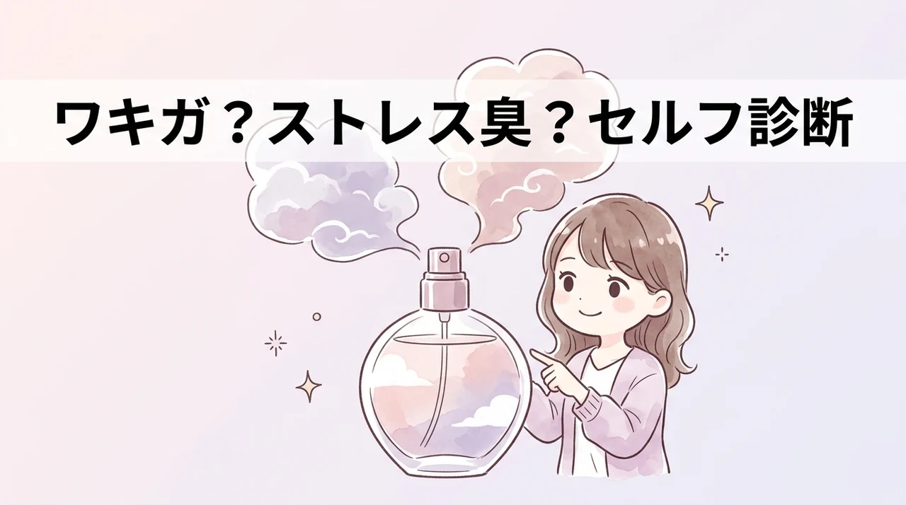 ワキガとストレス臭を見分けるセルフチェック