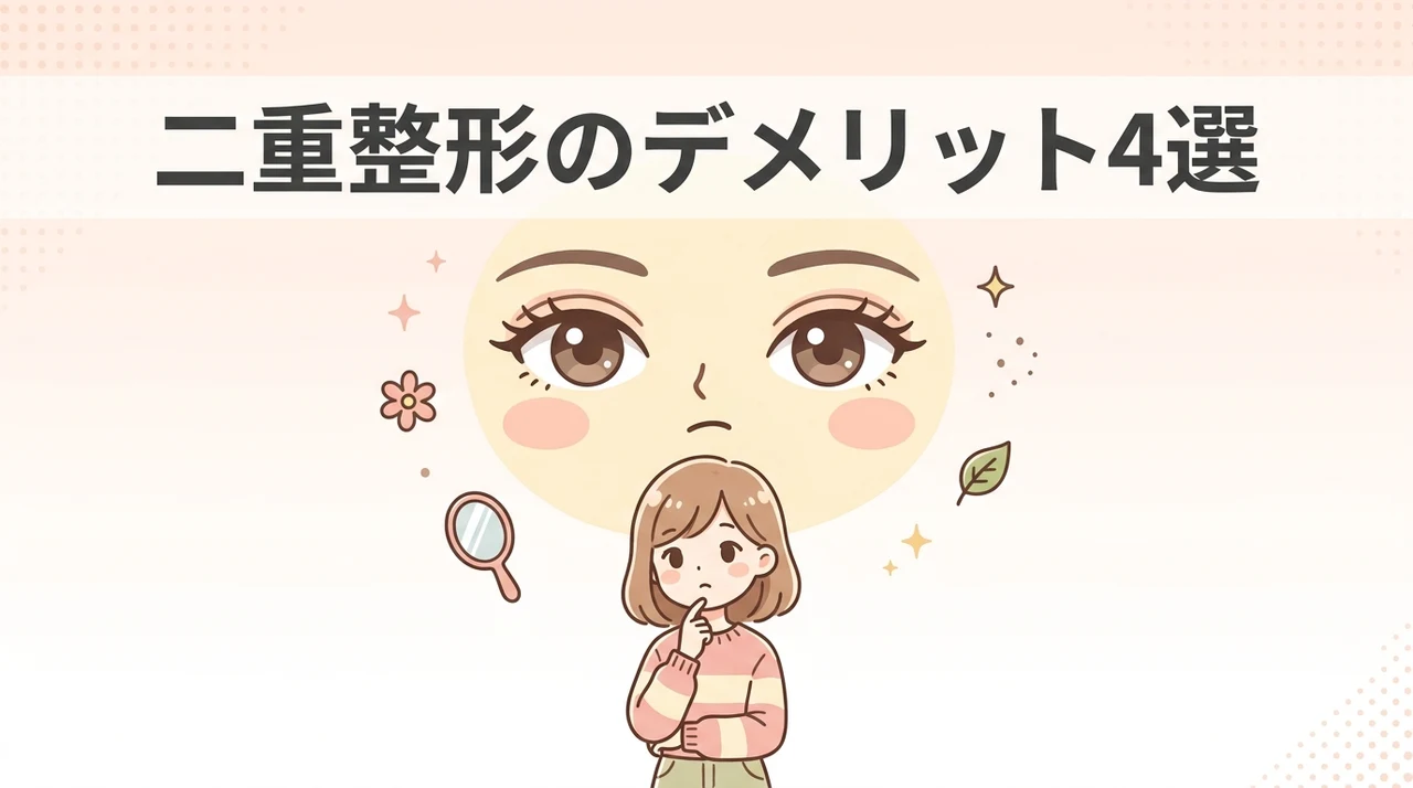 埋没法や切開法を検討する際の4つのデメリット