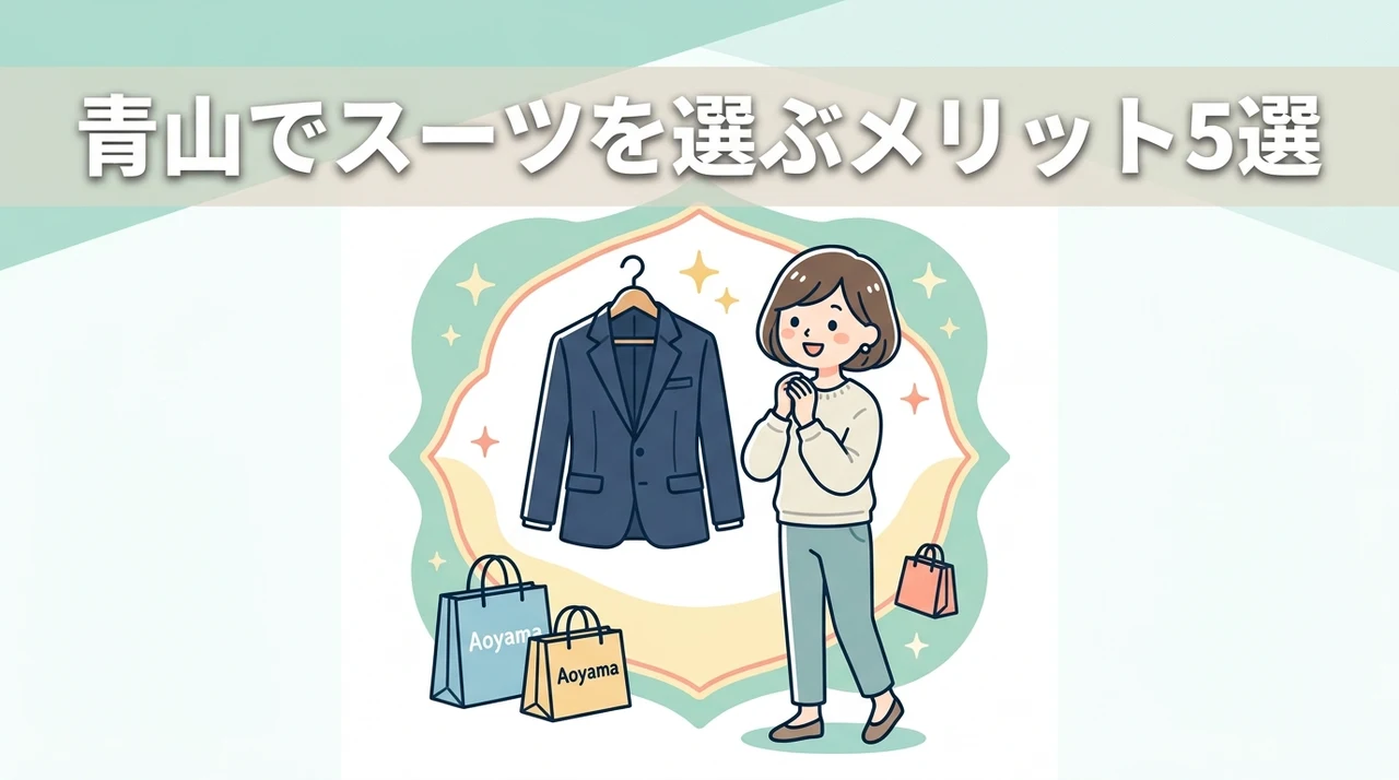 青山でスーツを購入するメリット5つ