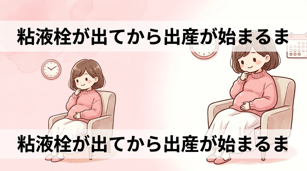 粘液栓が出てから出産が始まるまでの目安