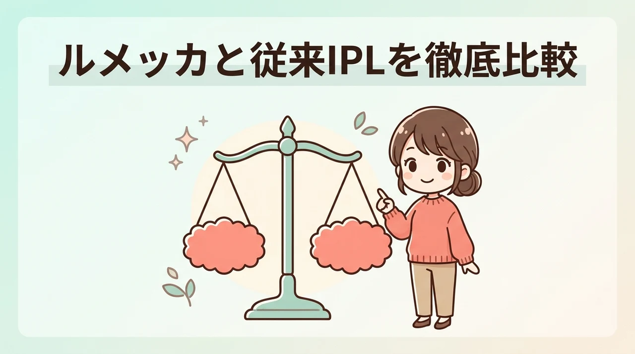 ルメッカと従来のiplの違いを徹底比較