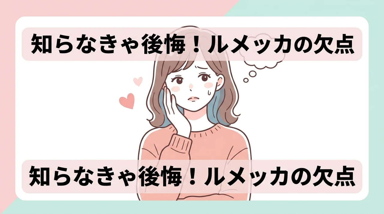 ルメッカを受ける前に知るべきデメリット3つ