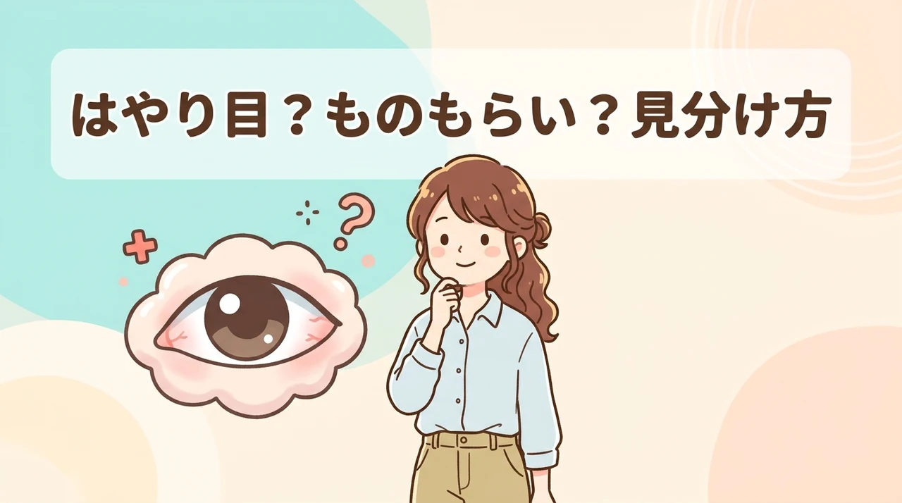 はやり目とものもらいの違いと見分け方を解説