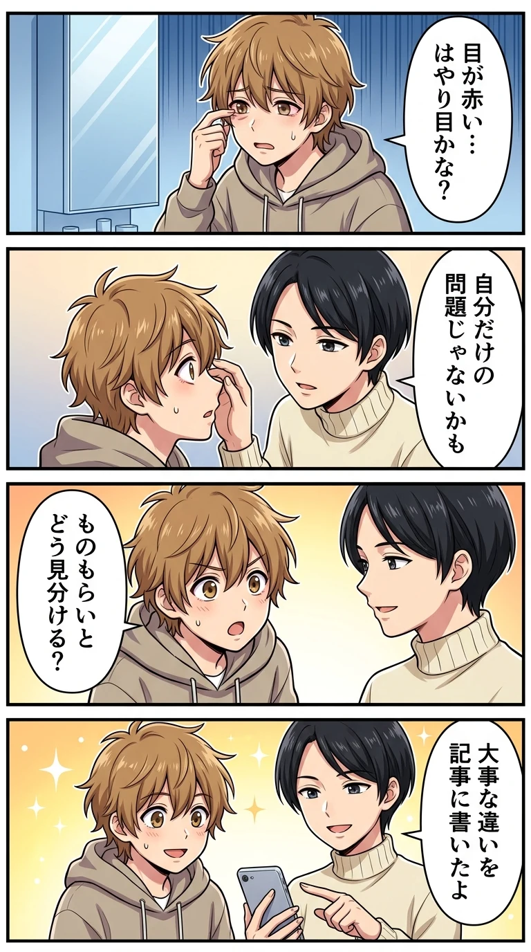 はやり目 ものもらい 違い