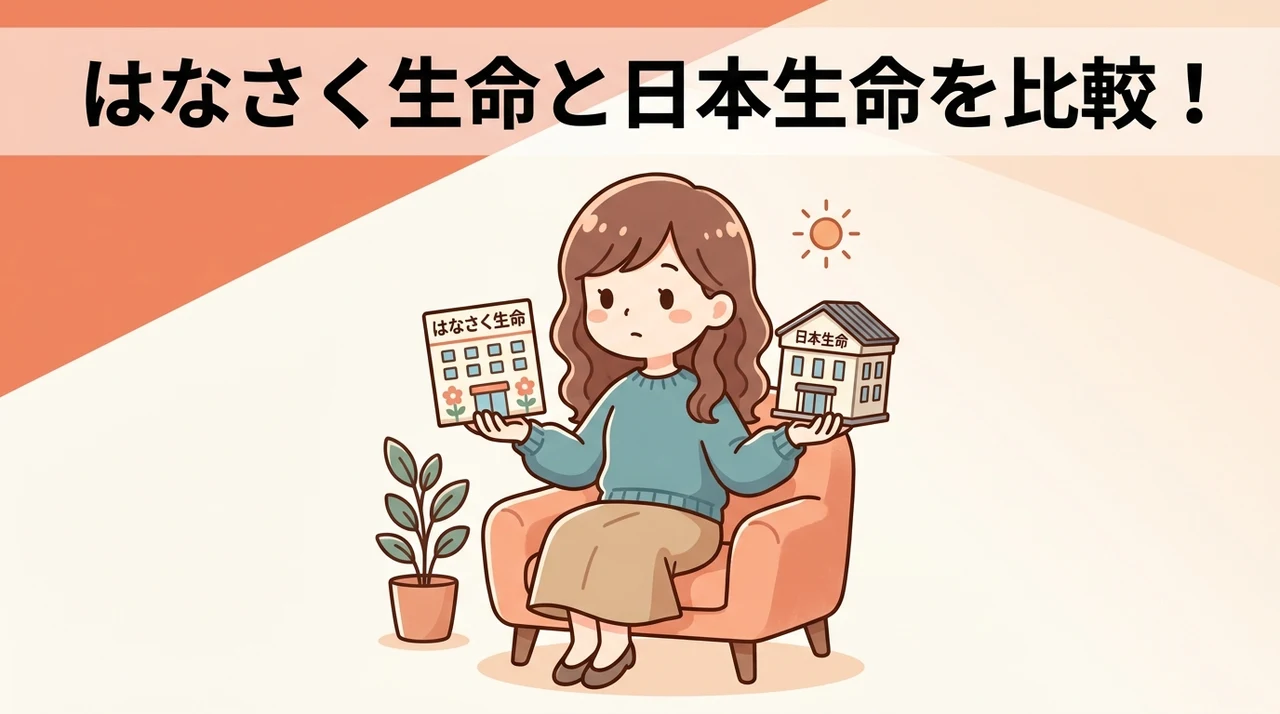 はなさく生命と日本生命の商品比較