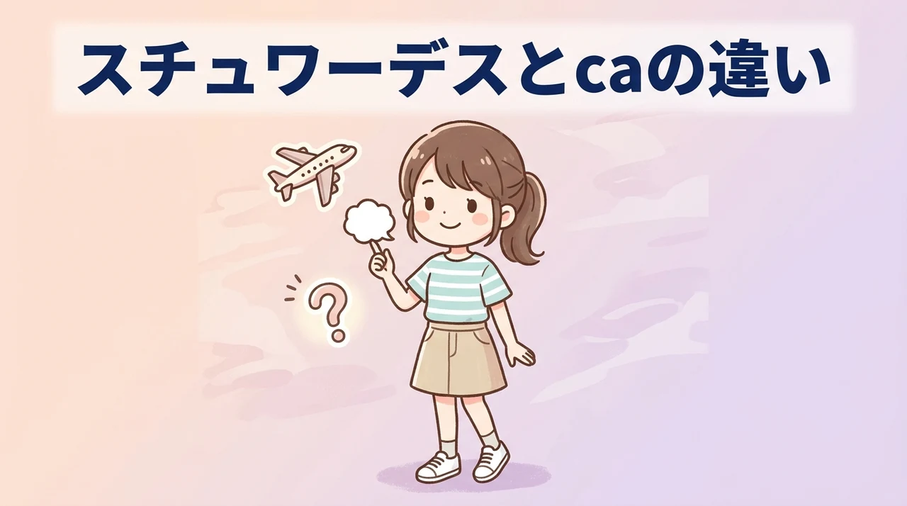 スチュワーデスとcaの違いと基本的な意味
