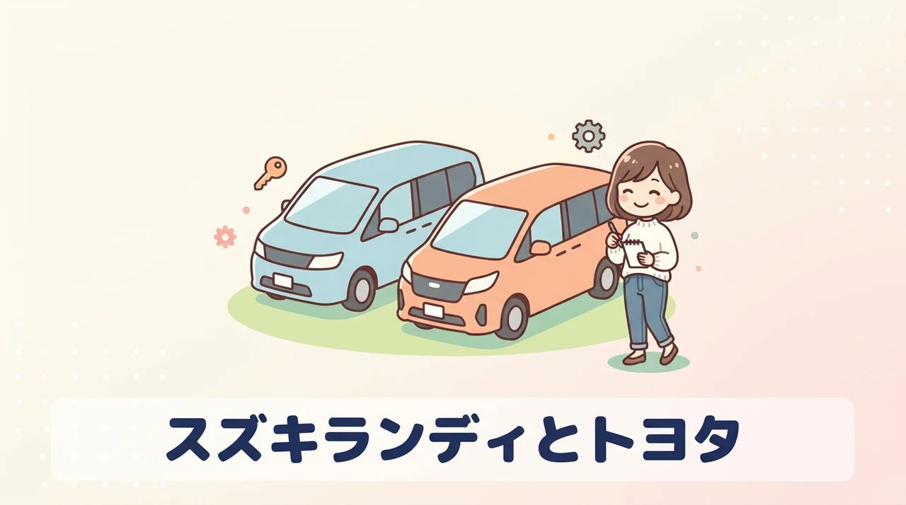 スズキ ランディとトヨタ ノアの違いを徹底比較