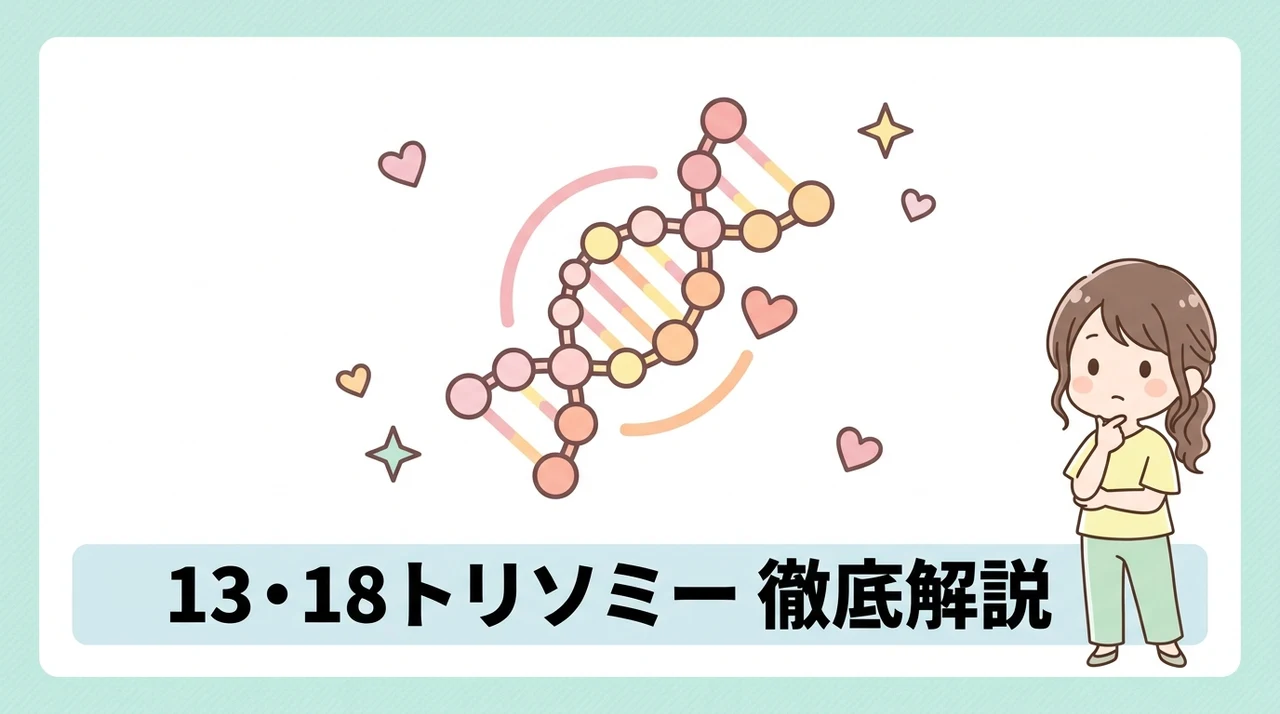 13トリソミーと18トリソミーの違いと疾患の概要
