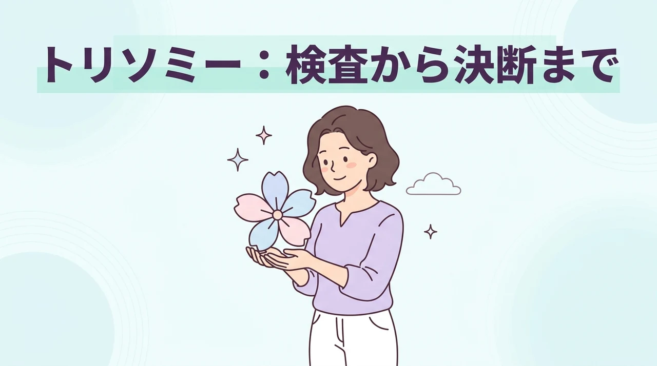 トリソミーの確定診断に向けた検査と意思決定