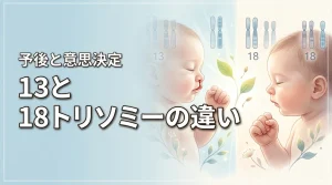 【13トリソミーと18トリソミーの違い】予後や合併症への向き合い方と意思決定