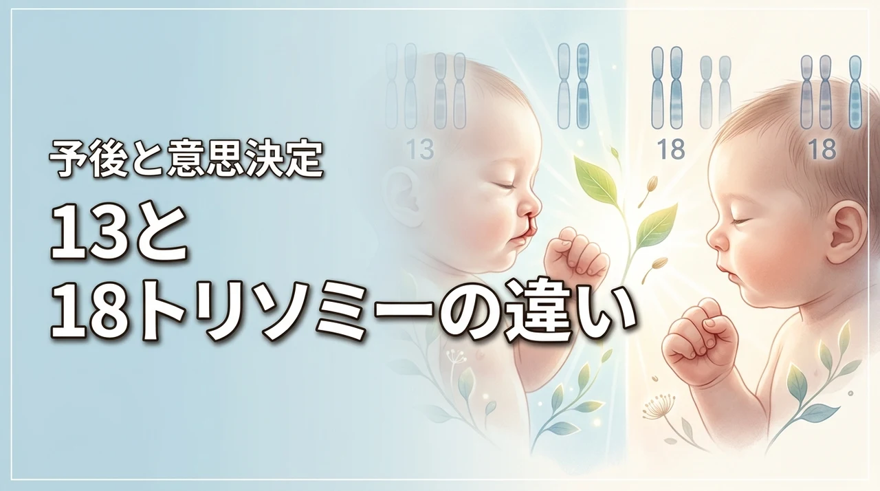 【13トリソミーと18トリソミーの違い】予後や合併症への向き合い方と意思決定