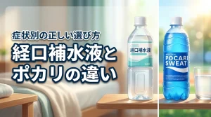 脱水時に経口補水液とポカリの違いで迷ったら？どっちを飲むべきか正しい選び方