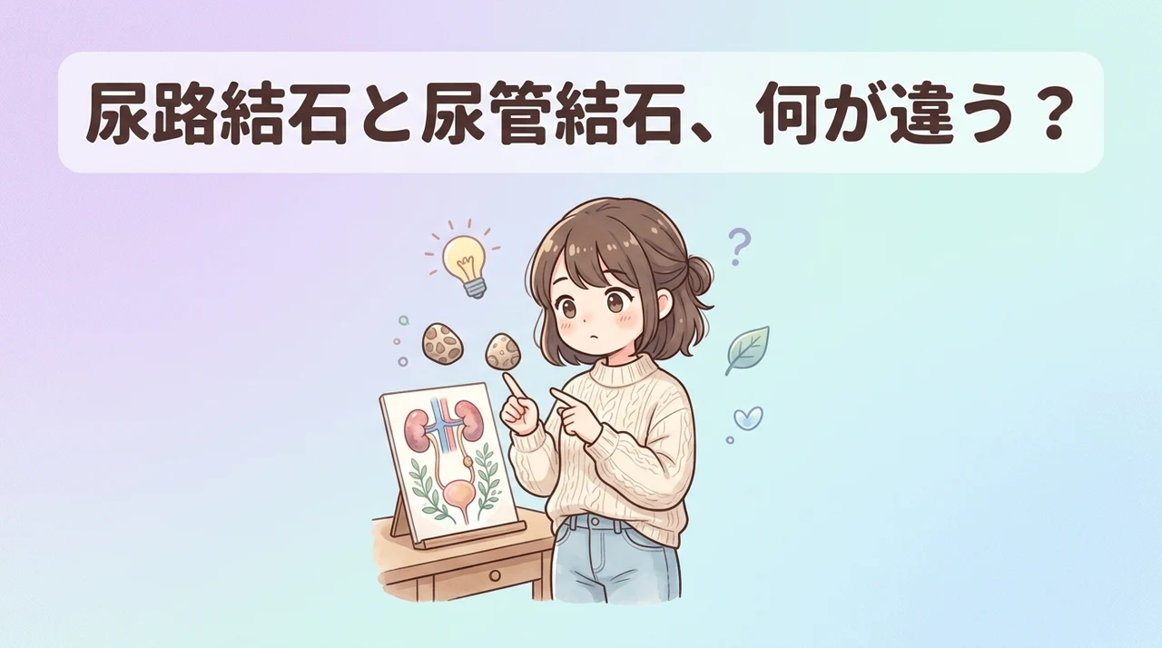尿路結石と尿管結石の違いと基本知識