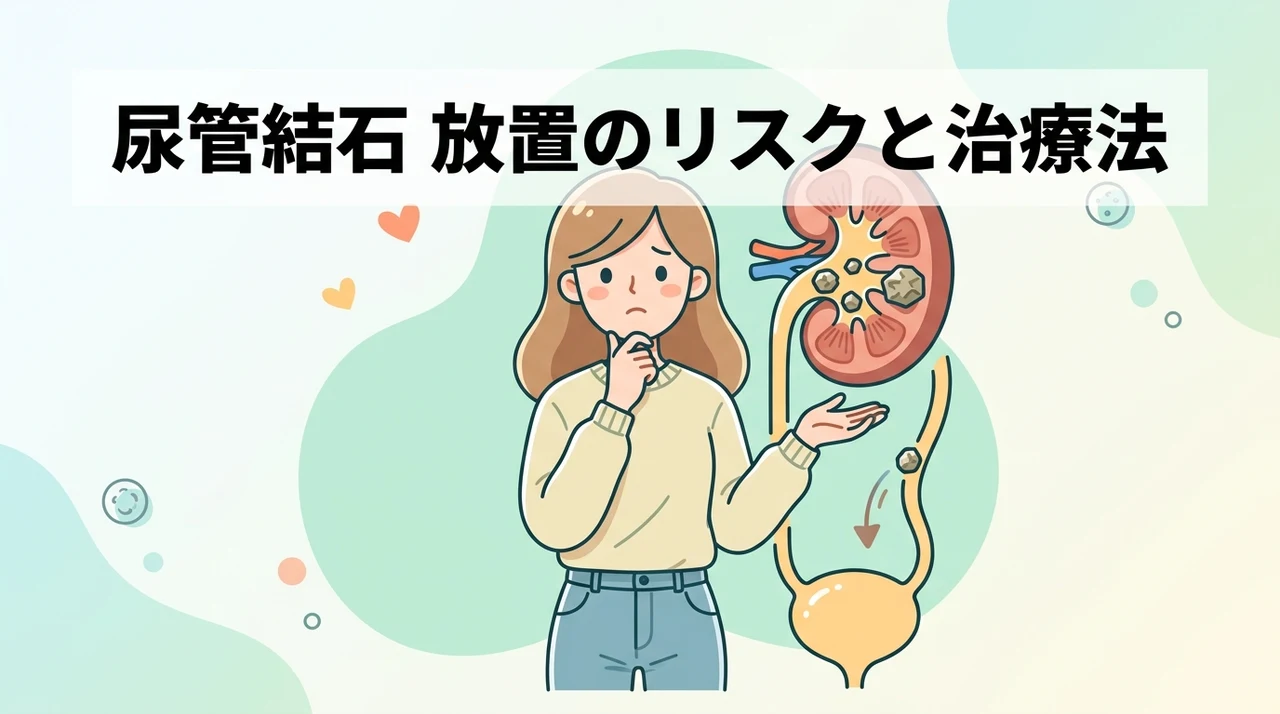 尿管結石の治療法と放置するリスク