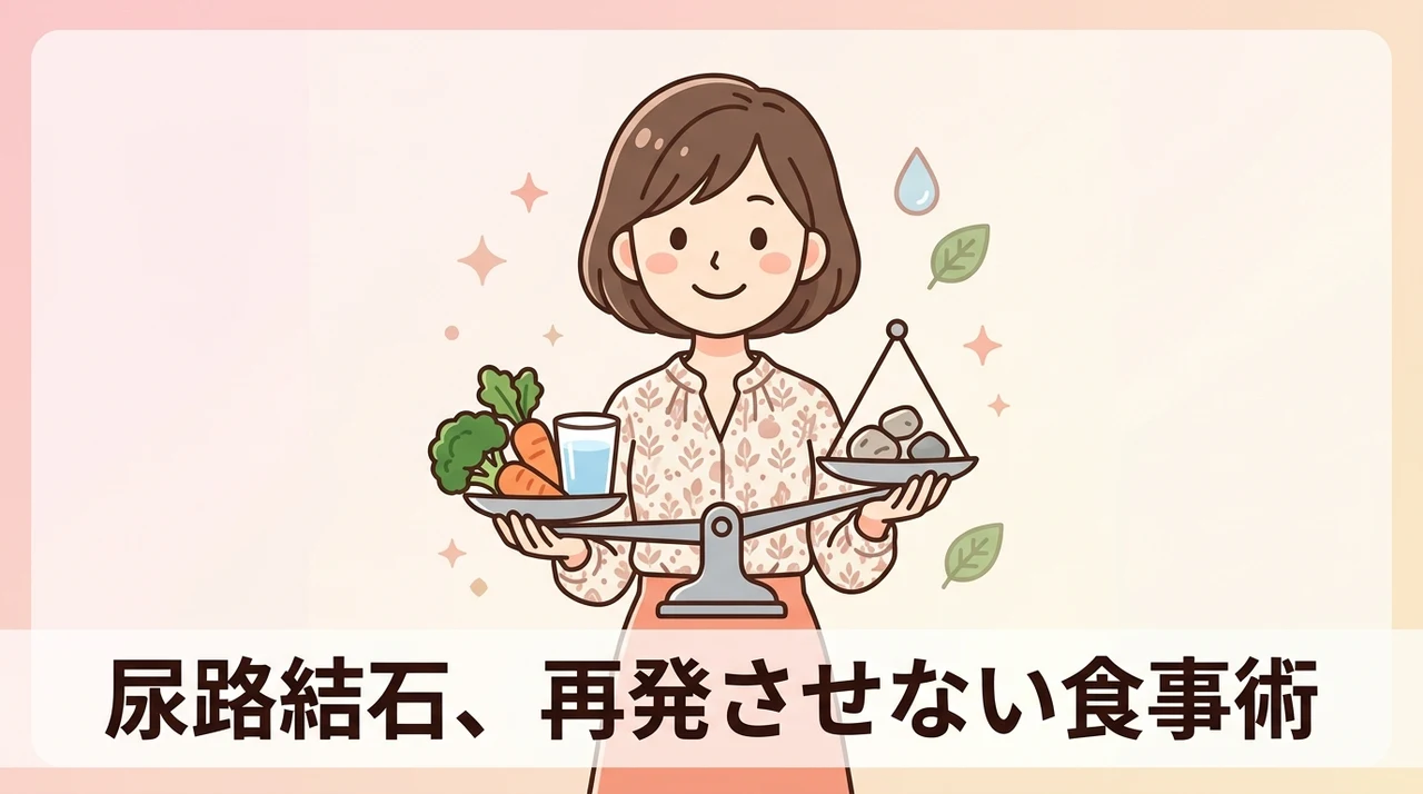 再発を防ぐ尿路結石の予防策と食事術