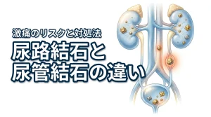 尿路結石と尿管結石の違いは何？背中や脇腹の激痛を放置するリスクと対処法