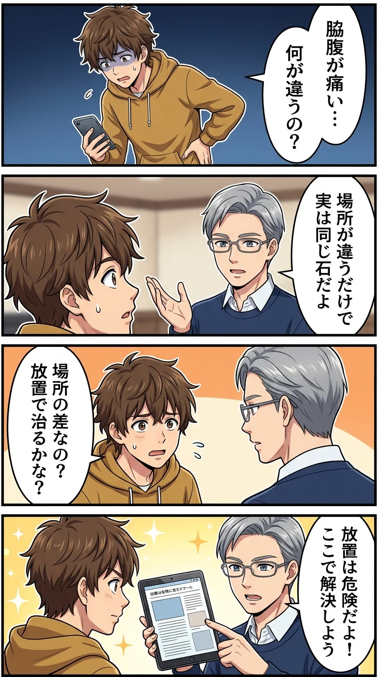 尿路結石 尿管結石 違い
