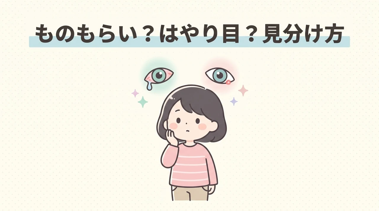 ものもらいとはやり目の違いと見分け方