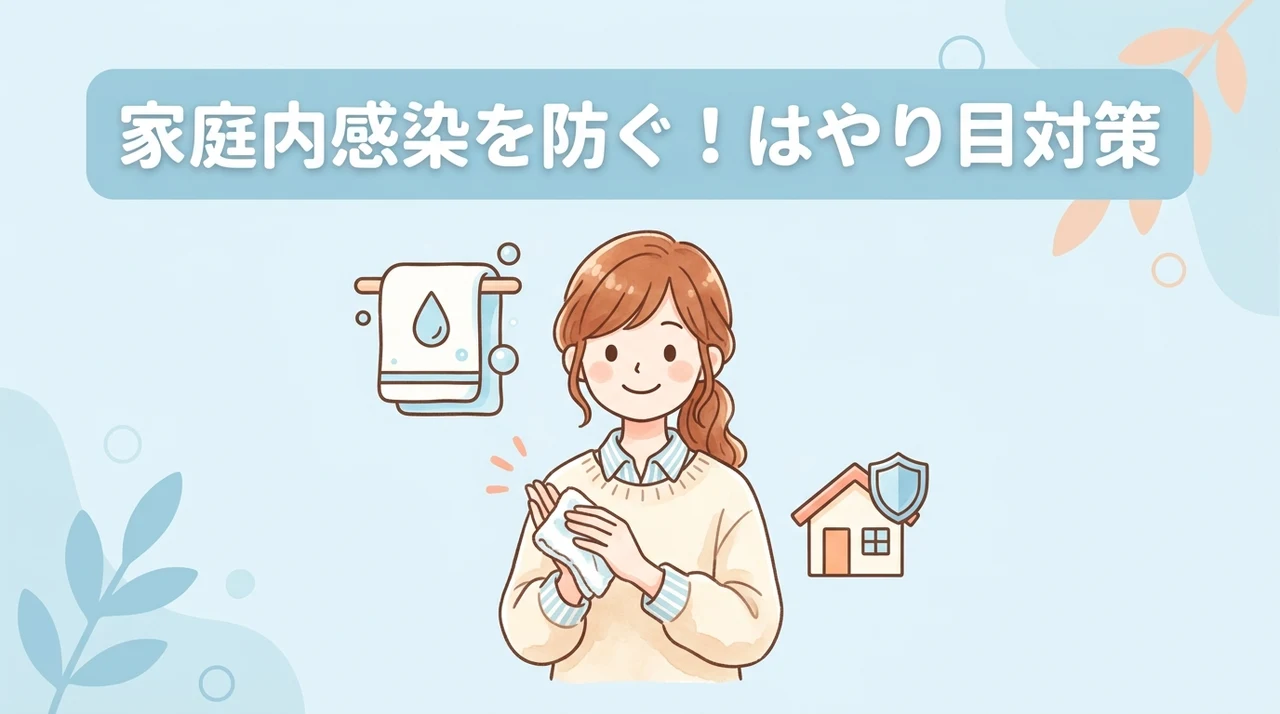 はやり目の感染を防ぐ家庭での注意点