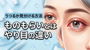この目の腫れはものもらいとはやり目の違いどっち？うつる病気か見分ける方法